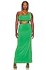 view 8 of 10 Lucy Maxi Skirt in Green
