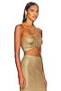 view 5 of 10 DANIELLA トップ in Metallic Gold