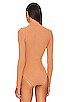 view 8 of 12 Margo Cut Out Bodysuit in Caramel