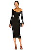 view 1 of 3 Off Shoulder Dress in Black