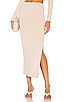 view 1 of 4 Side Split Skirt in Ivory