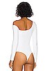view 4 of 5 Off Shoulder Bodysuit in White