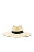 view 4 of 4 Wide Brim Panama Hat in Natural