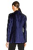 view 3 of 4 Margot Velvet Blazer in Blue