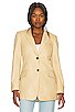 view 2 of 5 Charles Leather Blazer in Beige