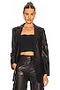 view 1 of 5 Charles Leather Blazer in Black