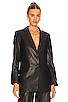 view 2 of 5 Charles Leather Blazer in Black