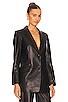 view 3 of 5 Charles Leather Blazer in Black