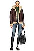 view 5 of 5 Stella Shearling Jacket in Brown