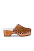 view 1 of 5 Mara Clog in Chestnut