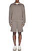 view 6 of 6 Sweatshort Lightweight Terry in Quarry