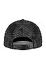 view 4 of 4 Spade Trucker Hat in Black & White