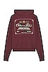 view 1 of 3 Chateau De Rhude Hoodie in Bordeux