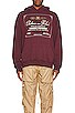 view 3 of 3 Chateau De Rhude Hoodie in Bordeux