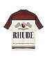 view 2 of 3 Racing Team Shirt in White & Maroon