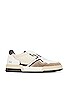 view 1 of 6 CALZADO in White, Maroon, & Beige