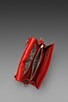 view 5 of 6 Chain Wallet with Studs in Fire Engine