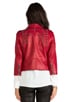 view 5 of 8 Embellished Wes Moto Jacket in Lipstick
