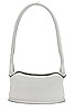 view 1 of 4 Tube Shoulder Flap Bag in White