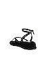 view 3 of 5 X ANKLE STRAP 플랫폼 샌들 in Black