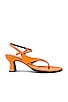 view 1 of 5 Leaf Ankle Flip Flop Sandal in Orange