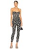 view 1 of 4 Kendall Jumpsuit in Black & Silver Leopard