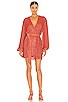 view 1 of 4 ROBE COURTE GABRIELLE in Coral