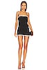 view 1 of 6 Regina Dress in Black & Silver