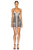 view 1 of 4 Irina Dress in Black & Silver