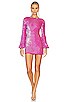 view 1 of 4 Tara Crochet Dress in Iridescent Pink