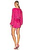 view 3 of 4 Gabrielle Robe in Hot Pink