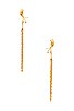 view 2 of 2 Tia Earrings in Gold Luxe