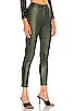 view 2 of 4 Lara Faux Leather Pant in Green