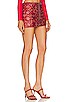 view 2 of 5 Aaliyah Skirt in Red