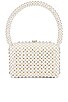 view 2 of 4 Eclipse Pearl Bag in White & Silver