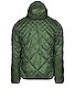 view 3 of 6 Tundra Quilted Hooded Jacket in Camping Green