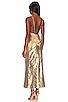 view 3 of 4 Shelly Dress in Gold