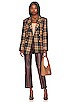 view 5 of 5 POPPY ブレザー in Brown Combo