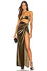 X REVOLVE Blythe High Slit Maxi Skirt, view 4, click to view large image.