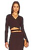 view 1 of 4 Jadey Knit Top in Brunette