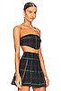 view 2 of 4 Nora Top in Blue Tartan