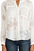 Long Sleeve Floral Blouse, view 4 of 6, click to view large image.