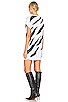 view 3 of 4 Samantha Sweater Dress in White Zebra