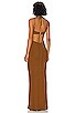 view 3 of 3 Rossana Maxi Dress in Chocolate