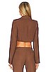 view 3 of 4 x REVOLVE Mecca Cropped Jacket in Brown