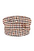 view 2 of 3 Houndstooth Baker Boy Cap in Multicolour