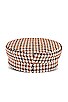 view 3 of 3 Houndstooth Baker Boy Cap in Multicolour