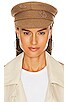 view 1 of 3 Safety Pin Baker Boy Cap in Beige