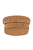 view 2 of 3 Safety Pin Baker Boy Cap in Beige
