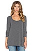 Brit Side Button Long Sleeve Tee, view 1 of 3, click to view large image.